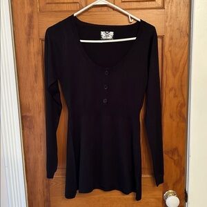 Buffalo Y2K Indie Sleaze Shirt Bella babydoll twilight dark academia